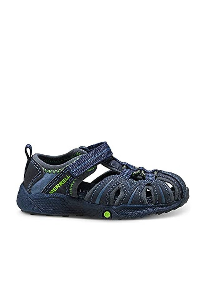 Merrell Hydro JR Sport Sandal, Navy/Green, 5 Wide US Unisex Little_Kid - Image 1
