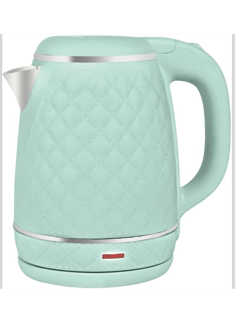 City Electric Kettle, Practical 1500 Watt Stainless Steel Electric Water Kettle, 1.8 Liter Capacity, Auto Shut Off, Insulated Handle and Boil Dry Protection from City, Green, HMA-1020 