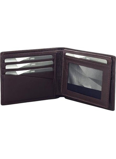 Louisiana Polo D.c. Leather Men's Wallet Burgundy 9105  - Image 3