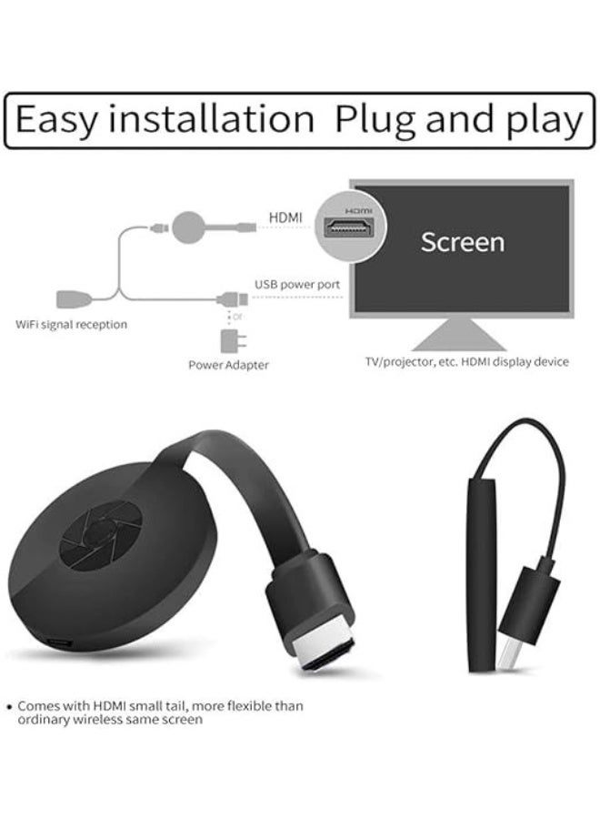 شاشة عرض لاسلكية واي فاي 4K دونجل HDMI – متوافق مع أجهزة أندرويد وiOS وويندوز - Image 5