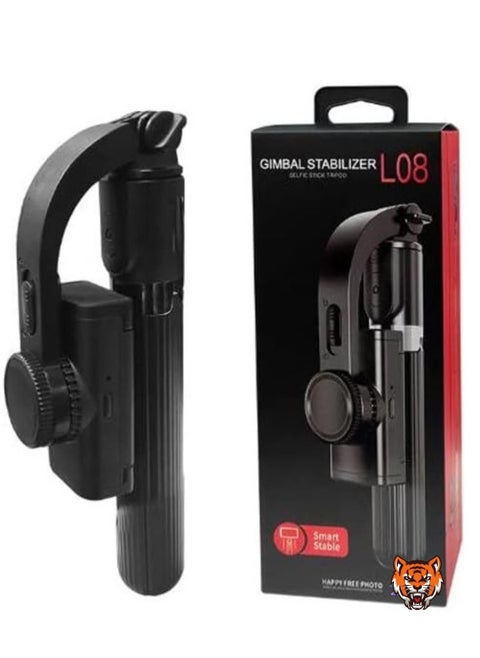 "Gimbal Stabilizer for Smartphone – Hand Grip with Bluetooth Remote Control for Smooth Selfies & Steady Shots"