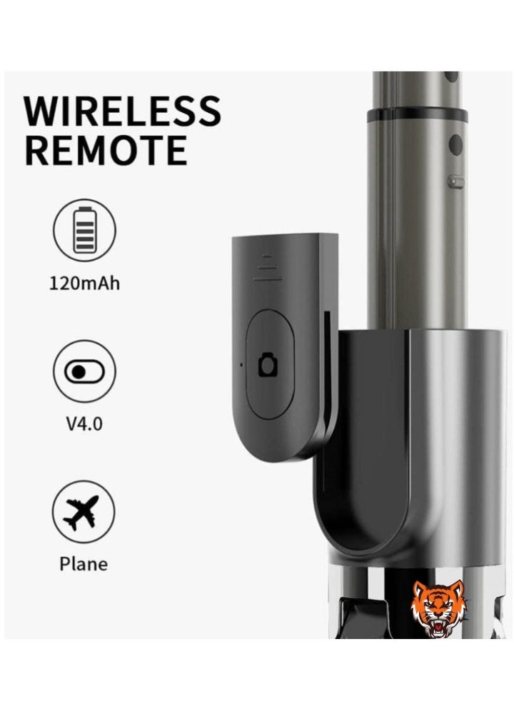 "Gimbal Stabilizer for Smartphone – Hand Grip with Bluetooth Remote Control for Smooth Selfies & Steady Shots"