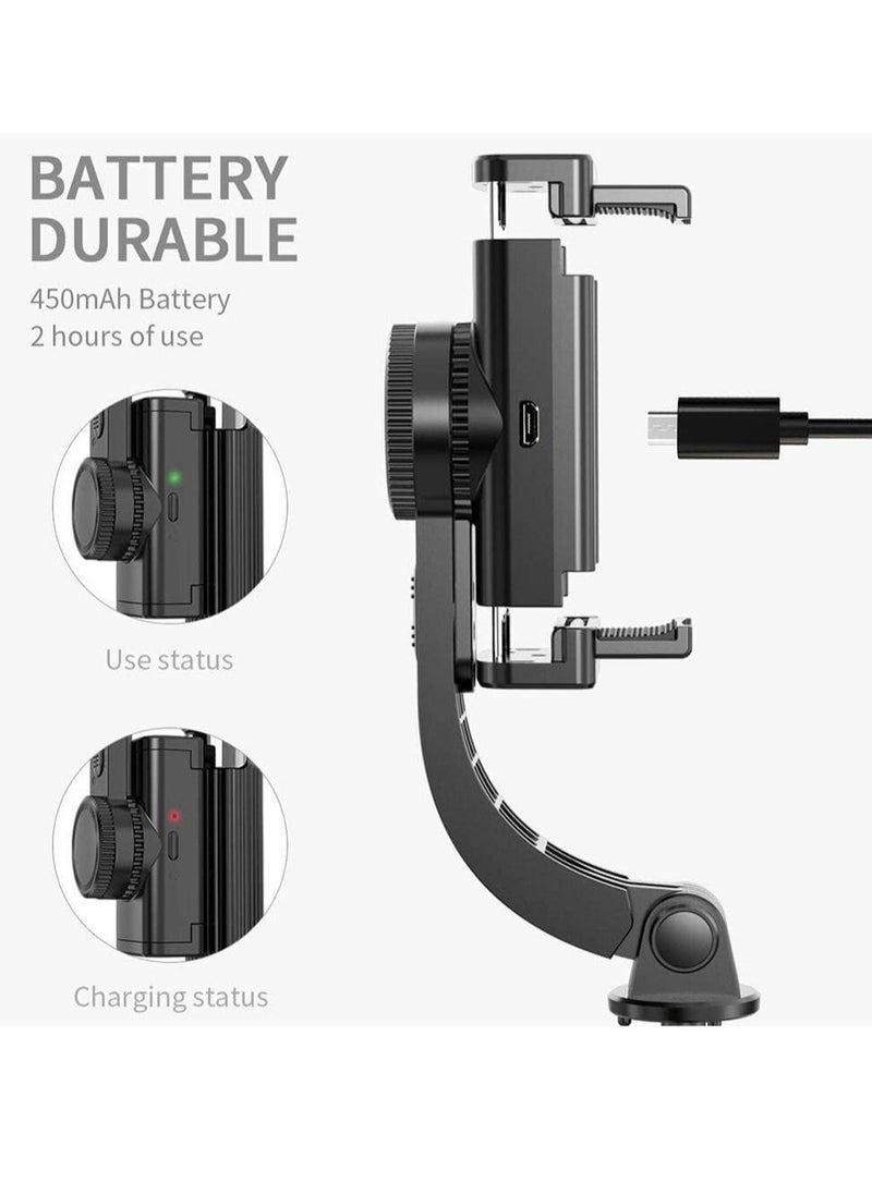 "Gimbal Stabilizer for Smartphone – Hand Grip with Bluetooth Remote Control for Smooth Selfies & Steady Shots"