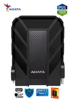 ADATA HD710 Pro DURABLE 4TB External HDD | Fast Data Anti-Shock Hard Drive | Compatible with PS5 XBOX | Shockproof Waterproof | Black  - Image 5