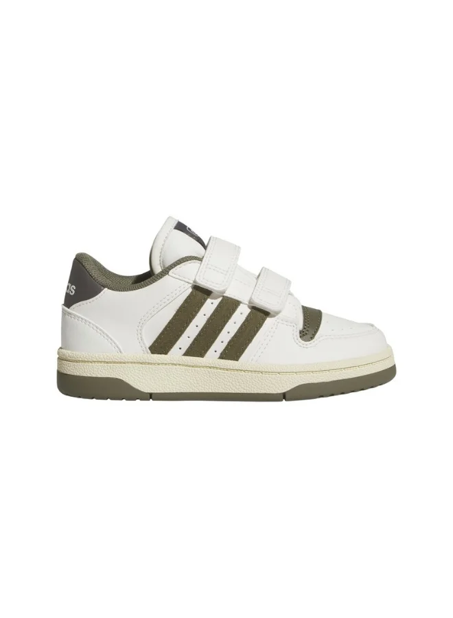 adidas Break Start El Cf C U White Basketball Shoes For Kids