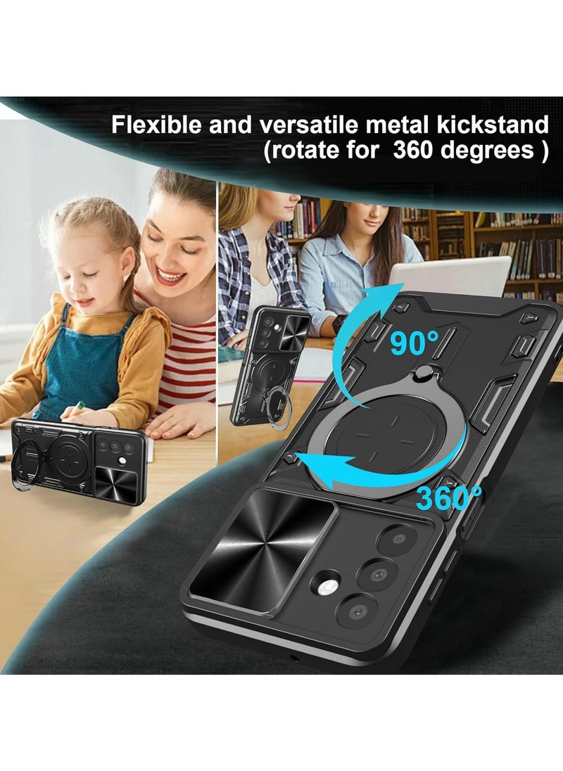 Compatible with motorola edge 60 fusion Case.with Slide Camera Lens Cover Compatible with motorola edge 60 fusion Case