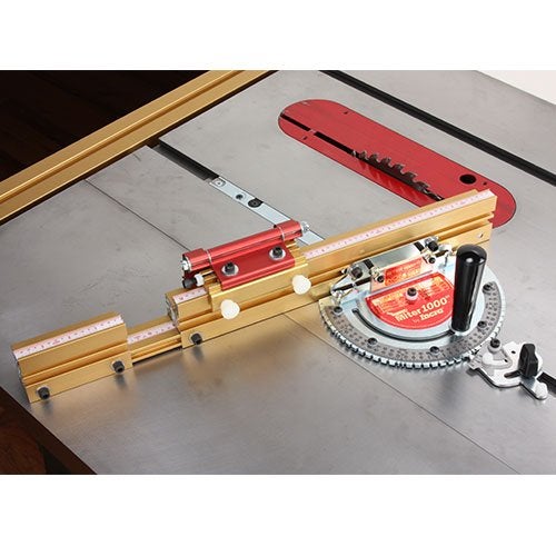 INCRA MITER1000SE Miter Gauge Special Edition With Telescoping Fence and Dual Flip Shop Stop - Image 2