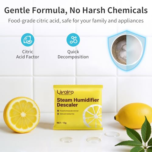 Livatro Citric Acid Cleaning – 8 Individually Wrapped Descalers for Humidifiers, Kettles & Distillers | Powerful Anti‑Limescale, Moisture‑Resistant & Eco‑Friendly - Image 5