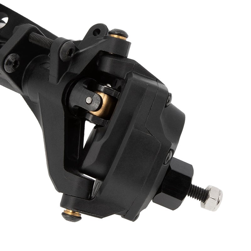 MEUS RACING SCX10 Axles Front & Rear Portal Axles for Axial SCX10 SCX10 II 1/10 RC Crawler Upgrade Pasrts, Nylon Axles with Steel Gears and Metal Bearings (Black) - Image 5