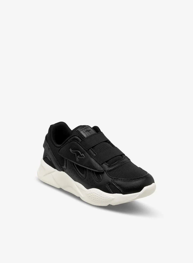 kangaROOS BLACK Boys Hook & Loop Sports Shoes for Men | Best Price UAE