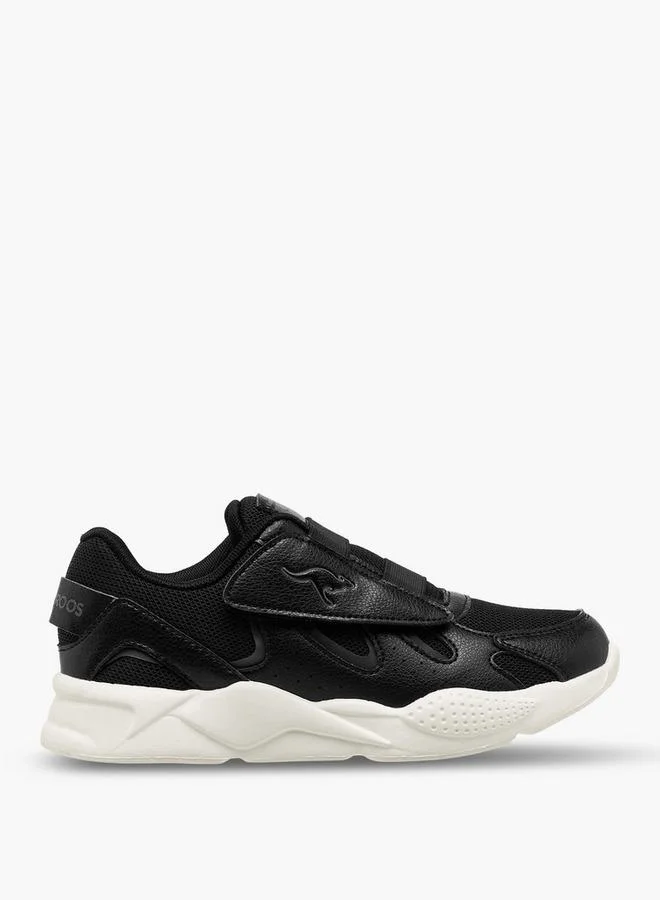Kangaroos BLACK Boys Hook & Loop School Sports Shoes for Men | Best Price UAE