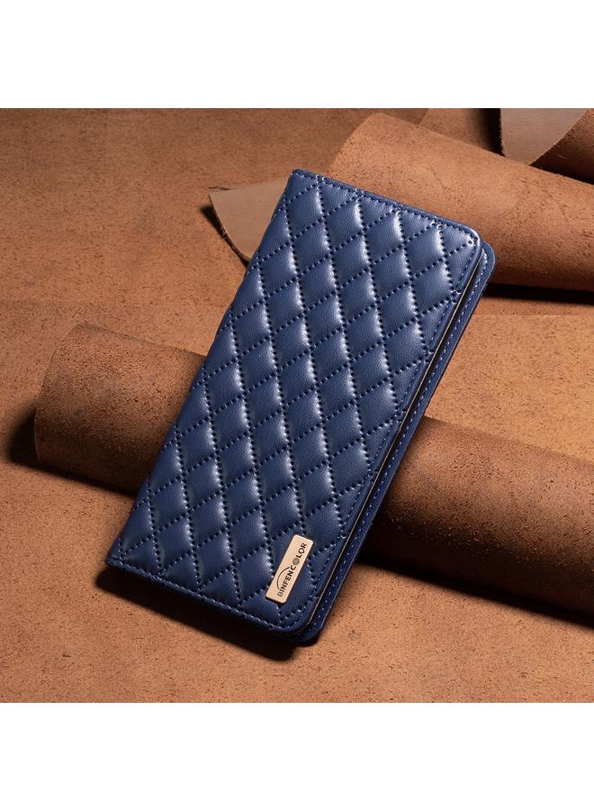S-TOP Case For Motorola Moto G85 Diamond Lattice Magnetic Leather Flip Phone Case - Image 2