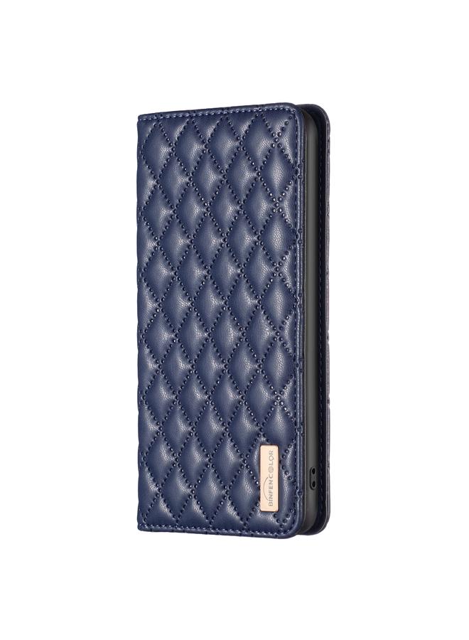 S-TOP Case For Motorola Moto G85 Diamond Lattice Magnetic Leather Flip Phone Case - Image 3