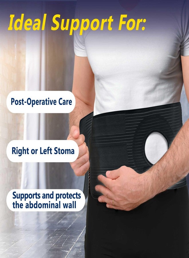 URIEL Abdominal Ostomy Belt Ostomy Supplies Stealth Support Belt Bag for Men Women, Comfortable for Post Operative Care After Surgery Size 5 (44.25'-48' - Image 2