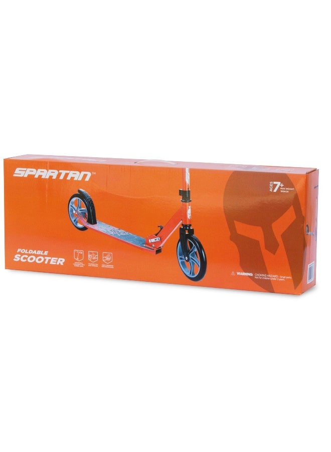 Spartan Folding Scooter (Orange, 200 mm) - Image 2