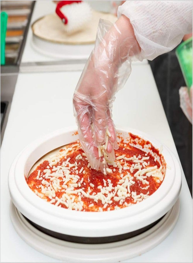 ترونيكس قفازات ترونكس- بي إي للاستخدام مرة واحدة، خيار اقتصادي، خالية من البودرة، خالية من اللاتكس، آمنة للطعام، شفافة، صغيرة (علبة من ١٠٠ قطعة) - Image 3