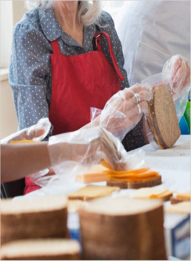 ترونيكس قفازات ترونكس- بي إي للاستخدام مرة واحدة، خيار اقتصادي، خالية من البودرة، خالية من اللاتكس، آمنة للطعام، شفافة، صغيرة (علبة من ١٠٠ قطعة) - Image 5