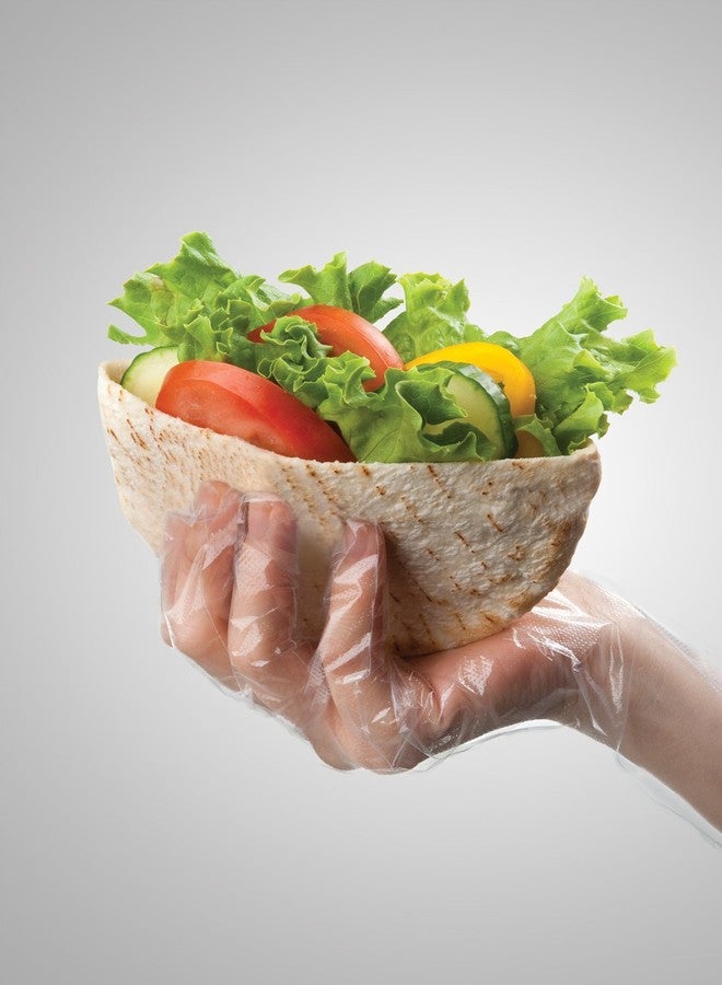 ترونيكس قفازات ترونكس- بي إي للاستخدام مرة واحدة، خيار اقتصادي، خالية من البودرة، خالية من اللاتكس، آمنة للطعام، شفافة، صغيرة (علبة من ١٠٠ قطعة) - Image 2