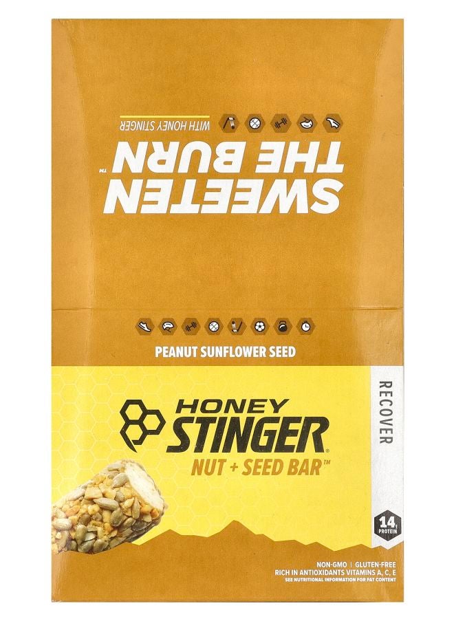 Honey Stinger Nut + Seed Bar™ Peanut Sunflower Seed 12 Bars 1.98 oz (56 g) Each