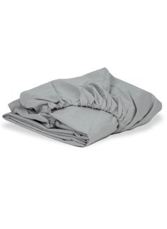 Home of linens ملاءة جاهزة رمادي 120x200  - Image 2