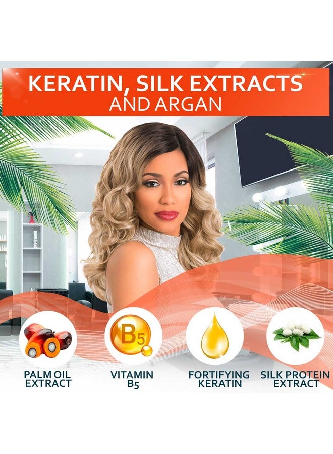 BELLISSO Keratin Enriched Shampoo Sulfate And Paraben Free Anti Frizz Treatment For Women And Men Professional Salon Grade Repair Formula With Silk Protein For Dry Frizzy Damaged And Color Treated Hair - Image 3