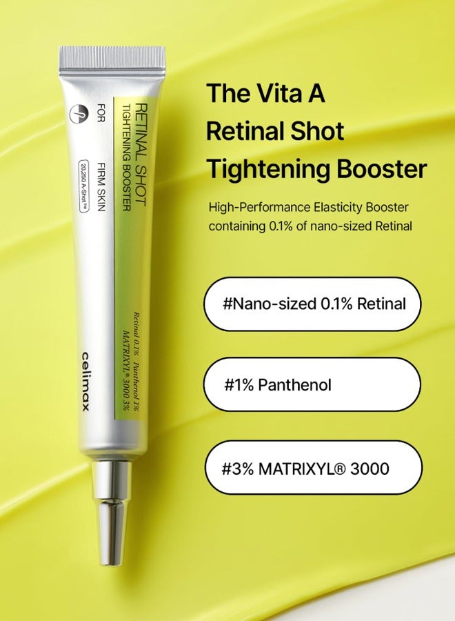 celimax The Vita A Retinal Shot Tightening Booster | with Liposomized Retinal, Matryxyl, Pore Minimizer, Wrinkles & Fine Lines, Firmer Skin, 15ml - Image 2