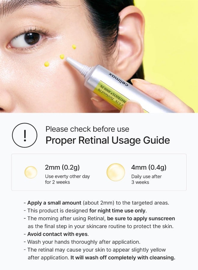 celimax The Vita A Retinal Shot Tightening Booster | with Liposomized Retinal, Matryxyl, Pore Minimizer, Wrinkles & Fine Lines, Firmer Skin, 15ml - Image 4