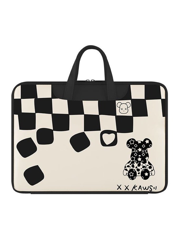 حقيبة لاب توب و ماك بوك (15.6) بوصة أنها مقاومة للسقوط و الماء هي حقيبة يد ذات تصميم بسيط للرجال والنساء 42*30.5*3.5 سم - Image 1