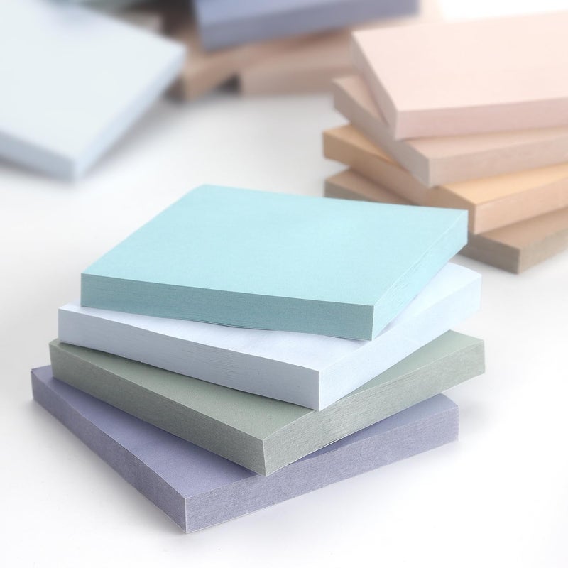 Eastern Wolf Vintage Colors Sticky Notes 3x3 inch, 8 Pads, Self-Stick Note Pads, Super Sticky Self-Adhesive Sticky Notes, 8 Pads/Pack, 80 Sheets/Pad - Image 5