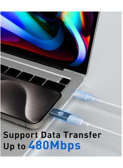 SMART SOURCE SMART SOURCE iPhone 15 Lightning to USB C Adapter, Lightning Female To USB C Converter Adapter, for iPhone 15 Plus/15 Pro Max, iPad Pro, S22 S23 S24 Ultra Support Charging & Data Transfer,【2 Pcs】  - Image 4