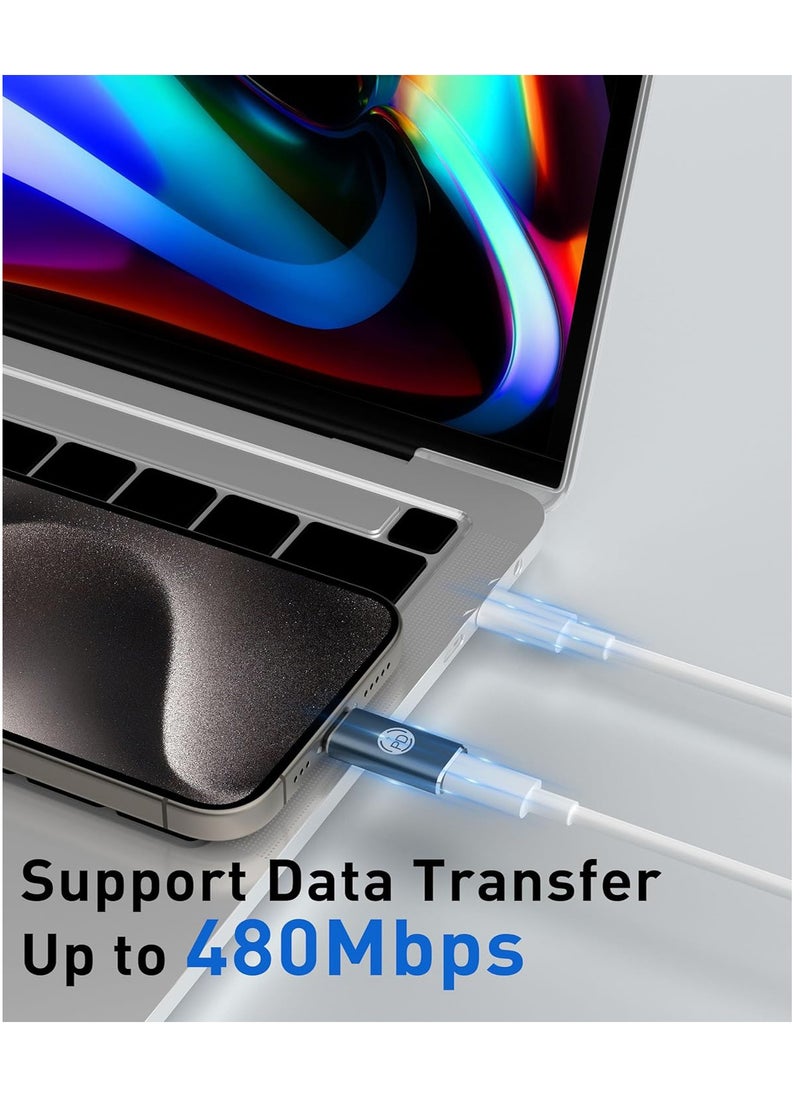 SMART SOURCE - SMART SOURCE iPhone 15 Lightning to USB C Adapter, Lightning Female To USB C Converter Adapter, for iPhone 15 Plus/15 Pro Max, iPad Pro, S22 S23 S24 Ultra Support Charging & Data Transfer,【2 Pcs】 - Image 1