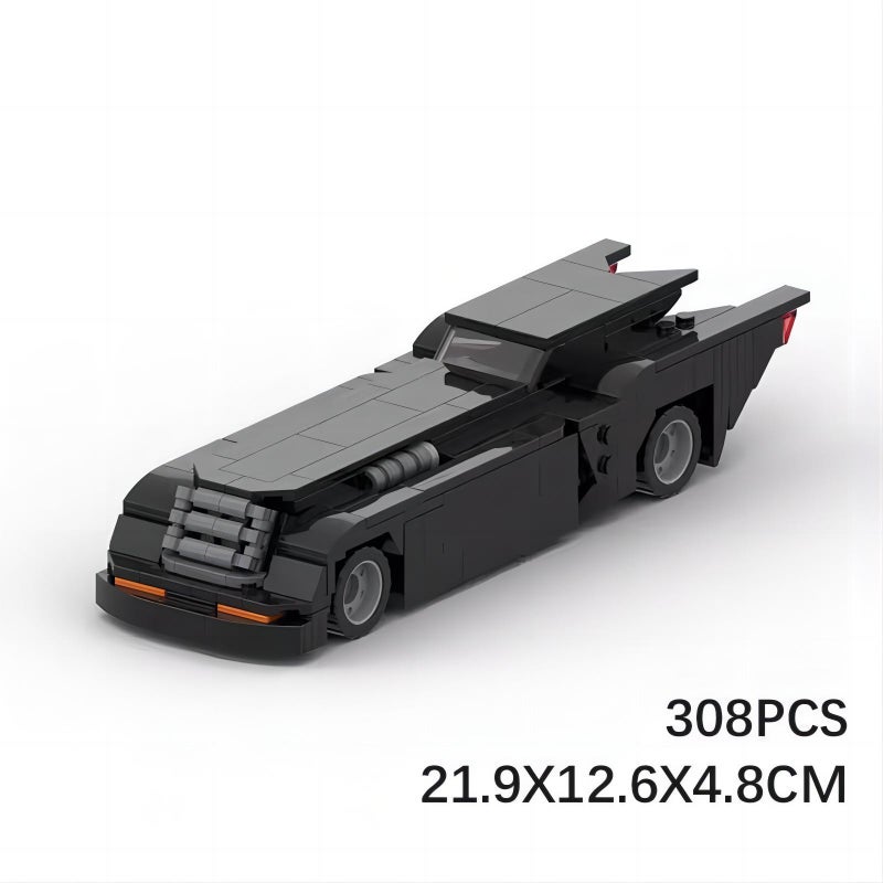Moc-93430 Compatible With Lego Batwing Car Animation Series Assembling Super Hero Bat Car Model Building Blocks Model - Image 1