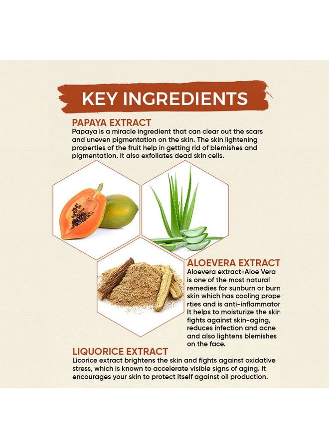 OSHEA Herbals Papayaclean Anti Blemishes Face Wash I Hydrates Skin I Deep Cleansing I Lightens Blemish I Removes Impurities I Enriched With Papaya Extracts & Vitamin E Pack Of 2 (150G Each) - Image 5