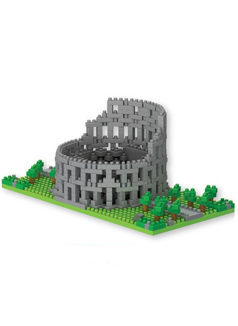 Children's Educational Assembly And Construction Toys Small Particle Assembly Building Blocks (Colosseum 590Pcs)  - Image 1