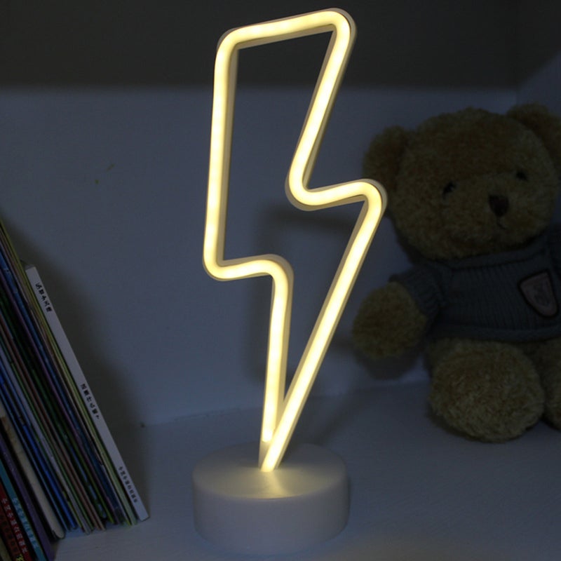 Night Light: Warm White Flicker-Free LED, Cute Compact Portable Bedside Lamp - Flexible Dual Power Supply, Space-Saving Design for Bedroom, Party Decor, Kids And Friends - Image 1