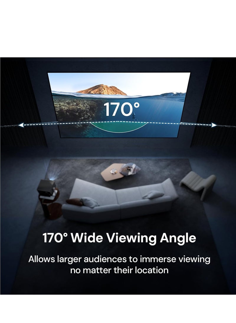 فاليريون شاشة جهاز عرض بإطار ثابت مقاس 120 بوصة، كسب 1.3 ديسيبل، تحسين جودة الصورة بنسبة 80%، دقة 4K/8K فائقة الوضوح، متوافقة مع أجهزة العرض ذات الإسقاط الطويل والقصير والقصير جداً - Image 3