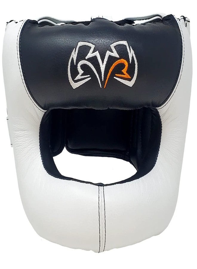 RIVAL Boxing RHGFS3 Face-Saver Sparring Headgear - Wide Eye Opening, Premium Leather, and Thermoplastic Inner Frame - Image 1