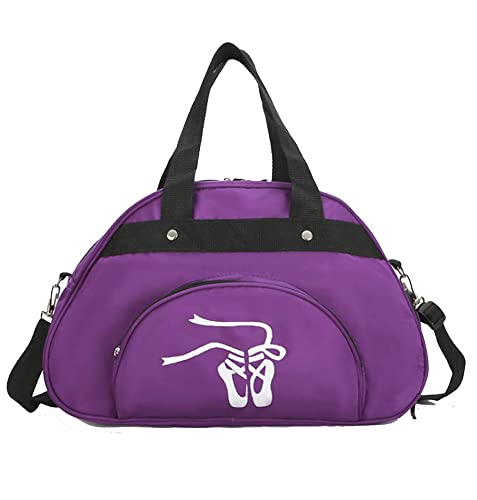 WVMKOR Dance Duffle Bag For Girls Ballet BagLight WeightGift Purple - Image 1