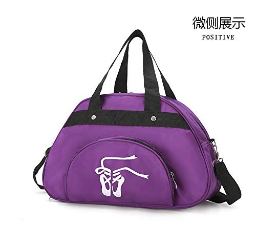WVMKOR Dance Duffle Bag For Girls Ballet BagLight WeightGift Purple - Image 3