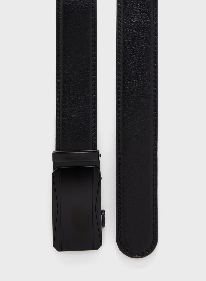 Robert Wood Adjustable Buckle Formal Belt