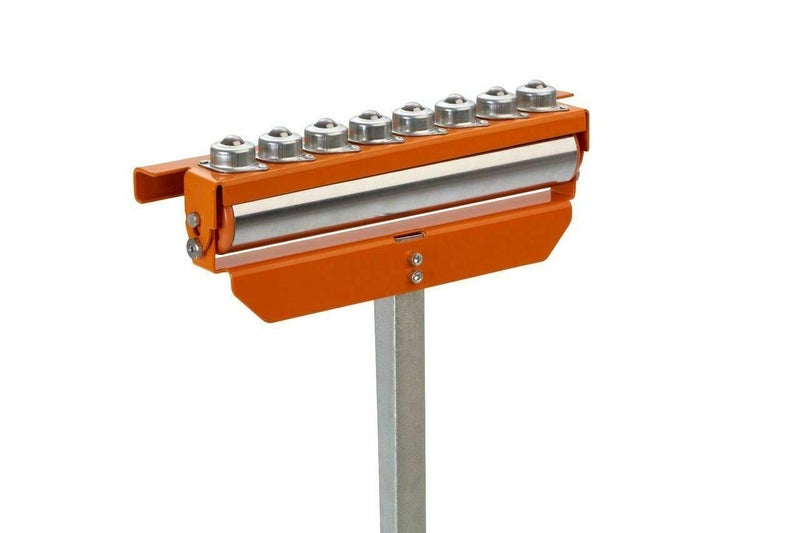 BORA Portamate PM-5093 Tri Function Pedestal Roller 11.25" Polished Steel Roller, Ball Bearing Multi-Directional Rollers - Image 3