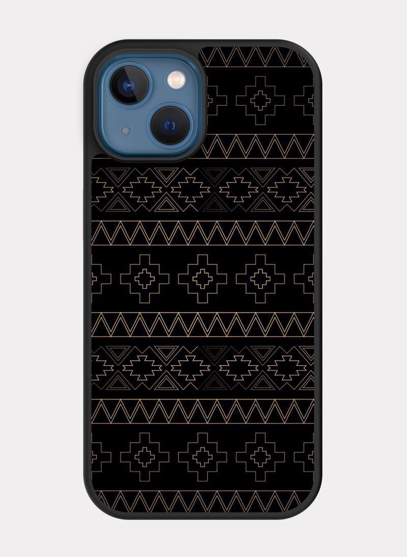 PXLAAT iPhone 13 case cover Najdi Pattern - Image 1