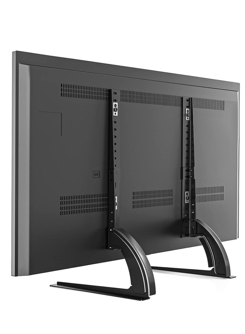 ELTRAZONE 5Rcom TV Stand Mount, Universal TV Stand Tabletop for 22 to 65 inch Plasma LCD LED Flat Screen TVs, TV Legs, Holds up to 88lbs, Max VESA 800 x 500mm, Height Adjustable TV Base, TV Stand - Image 1
