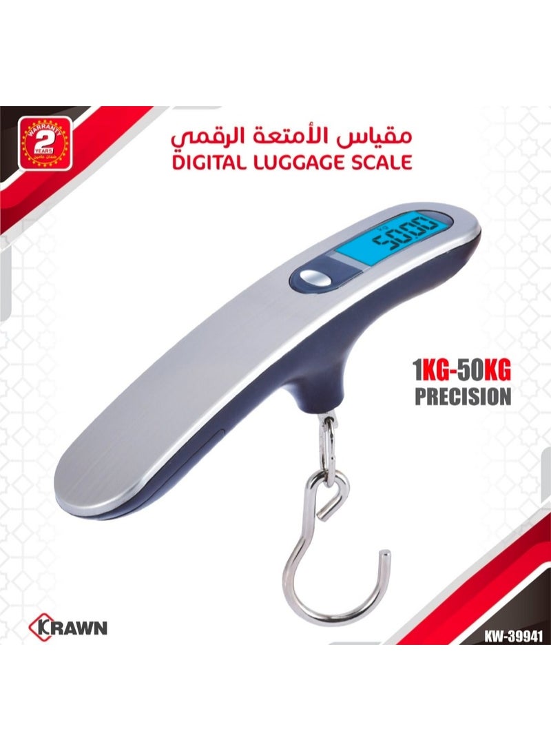 ميزان أمتعة رقمي، نطاق وزن من 1 كجم إلى 50 كجم