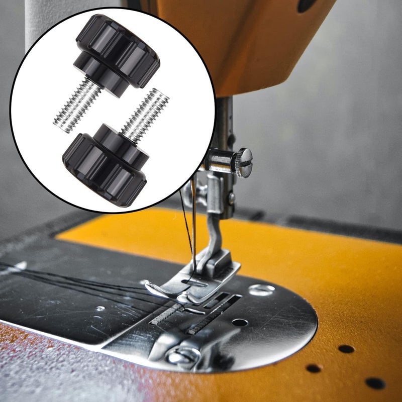 NICECRAFT 12 Pcs M4 x 10mm Threaded Knurled Thumbscrew, Monitor Screws Vesa Mount Screws Carbon Steel Clamping Knobs Grip Thumb Screw Mounting Thumb Screw - Image 4