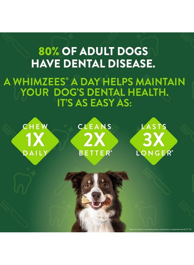ويمزيس مكافآت طبيعية للكلاب من Whimzees - أعواد سجق نباتية كبيرة - عبوة من 7 قطع - (الكلاب التي يتراوح وزنها بين 40 و60 رطلاً) - عبوة من 22 قطعة - Image 4