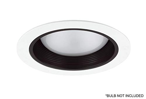 NICOR Lighting 6 inch Black Airtight Cone Baffle Trim (17549A) - Image 5