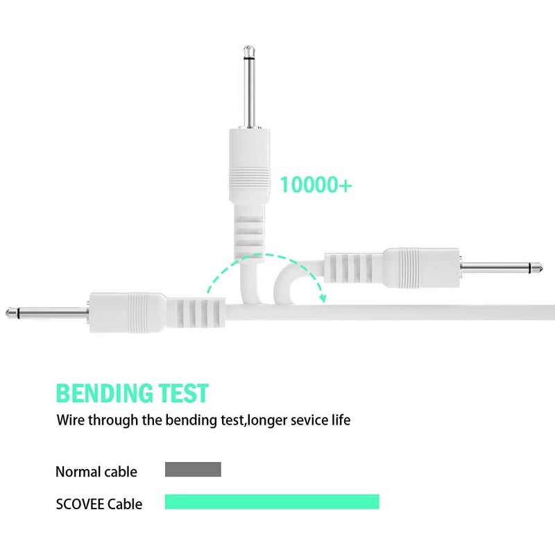 SCOVEE كابل شحن DC بديل بطول 3 أقدام من SCOVEE، كابل شاحن 2.5 مم، شاحن USB DC، محول كابل شاحن سريع USB إلى DC 2.5 مم - Image 3