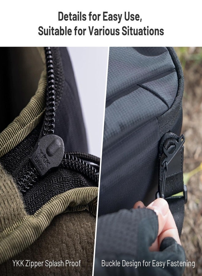 PGYTECH Small Camera Insert Bag, Waterproof Lens Pouch for Photographers and Traveler, Lightweight DSLR/SLR Lens Carring Case with Thicken Partition for Canon/Nikon/Sony/Mirrorless Cameras - Image 5