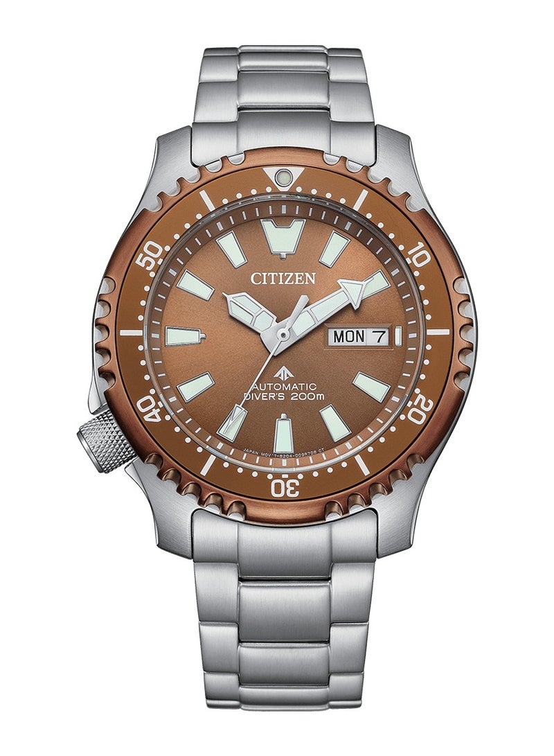 CITIZEN Promaster Automatic Stainless Steel Men's Watch NY0164-65X - Image 1
